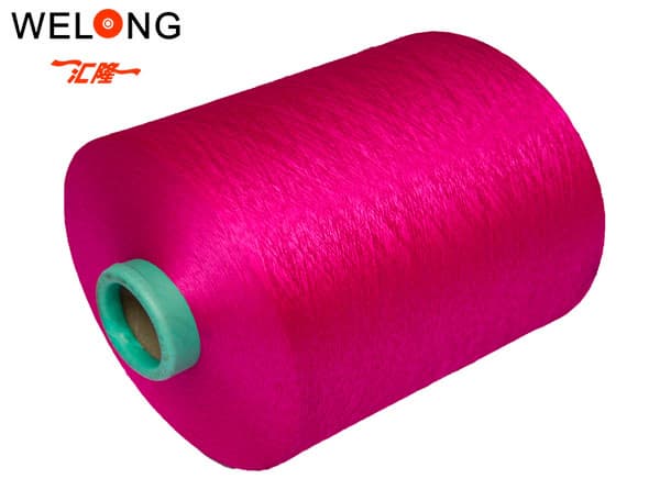 polyester texturised yarn with rich colors